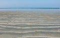 Low tide on the beach