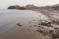 Low tide beach in the evening at Ko Yao Noi, Phang Nga province, Thailand Royalty Free Stock Photo