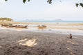Low tide beach in the evening at Ko Yao Noi, Phang Nga province, Thailand Royalty Free Stock Photo