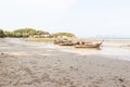 Low tide beach in the evening at Ko Yao Noi, Thailand Royalty Free Stock Photo