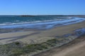 Low tide beach, Peninsula Valdes, Royalty Free Stock Photo