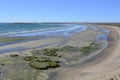 Low tide beach, Peninsula Valdes, Royalty Free Stock Photo