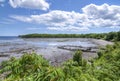 Low tide at beautiful Glen Cove near Rockland, Maine