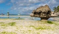 Low tide at Boracay island White Beach of Philippines Royalty Free Stock Photo