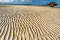 Low tide at Boracay island White Beach of Phils Royalty Free Stock Photo