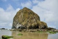 Low Tide Haystack Royalty Free Stock Photo