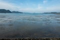 Low tide at Langkawi beach Royalty Free Stock Photo