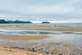 Low tide at Marahau, Abel Tasman National Park, New Zealand Royalty Free Stock Photo