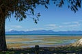 Low tide at Marahau, Abel Tasman National Park, New Zealand Royalty Free Stock Photo