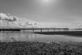 Low Tide Northwest Pier Royalty Free Stock Photo