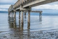 Low Tide And Pier 2 Royalty Free Stock Photo