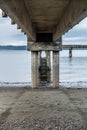 Low Tide And Pier 4 Royalty Free Stock Photo