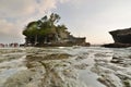 Low tide at Pura Tanah Lot. Bali. Indonesia Royalty Free Stock Photo