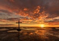 Low Tide Salvation Cross