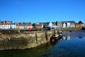 Low Tide at St. Monans Harbour - The East Neuk of Fife Royalty Free Stock Photo