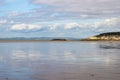 Low tide at Weston-Super-Mare beach Royalty Free Stock Photo