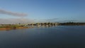 Low track toward Hindmarsh Island Bridge