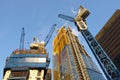 New Skyscrapers Under Construction In The City Of London Royalty Free Stock Photo