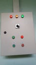 Low-voltage cabinet, panel box for control power consumtion