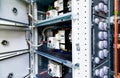 Low-voltage cabinet for power and distribution electricity