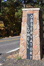 Lowell Observatory sign Royalty Free Stock Photo