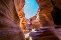 Lower Antelope Canyon, Slot Canyon in American Southwest - Arizona Royalty Free Stock Photo