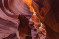 the Lower Antelope Canyon, Navajo Reservation,Arizona,Usa Royalty Free Stock Photo