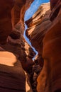 the Lower Antelope Canyon, Navajo Reservation, Arizona,Usa Royalty Free Stock Photo