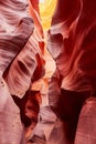 Lower Antelope Canyon in the Navajo Reservation near Page, Arizona USA Royalty Free Stock Photo