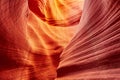 Lower Antelope Canyon in the Navajo Reservation near Page, Arizona USA Royalty Free Stock Photo