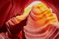 Lower Antelope Canyon in the Navajo Reservation near Page, Arizona USA Royalty Free Stock Photo