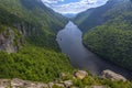 Lower Ausable Lake from Indian Head Lookout