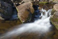 Lower Blaen-y-Glyn waterfalls in the Brecon Beacons, Wales, UK