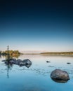 Lower Buckhorn Lake Sunset Portrait