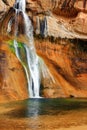 Escalante National Monument, Utah, Lower Calf Creek Falls, Southwest Desert, USA Royalty Free Stock Photo