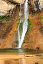 Escalante National Monument, Lower Calf Creek Falls in Southwest Desert, Utah, USA Royalty Free Stock Photo