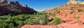 Lower Calf Creek Falls views from the hiking trail Grand Staircase-Escalante National Monument between Boulder and Escalante off H Royalty Free Stock Photo