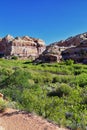 Lower Calf Creek Falls views from the hiking trail Grand Staircase-Escalante National Monument between Boulder and Escalante off H Royalty Free Stock Photo