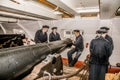 The canon deck on the frigate Jylland