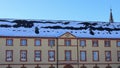 the lower castle of siegen germany in winter