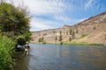 Lower Deschutes River Oregon Fly Fishing Trip in May Royalty Free Stock Photo