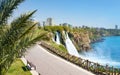 Lower Duden waterfall in Antalya, Turkey Royalty Free Stock Photo