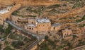 Lower East Secton of Saint George`s Monastery in Wadi Qelt in the West Bank