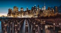 Lower East Side Manhattan view from Brooklyn Pier