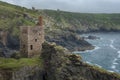 Lower Engine House at Botallack, Cornwall UK Royalty Free Stock Photo