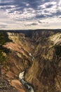 Lower Fall and River viewed from Artist Point, Grand Canyon at Y