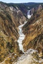 Lower Fall and River viewed from Artist Point, Grand Canyon of Yellowstone