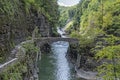 The Lower Falls At Letchworth