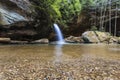 Lower Falls, Old Man's Cave, Hocking Hills State Park, Ohio Royalty Free Stock Photo