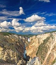 The Lower Falls in the Yellowstone